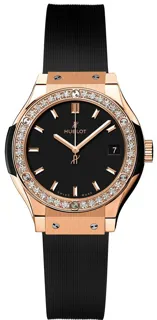 Hublot Classic Fusion Quartz 581.OX.1181.RX.1104 Yellow gold Black