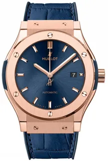 Hublot Classic Fusion 542.OX.7180.LR Rose gold Blue