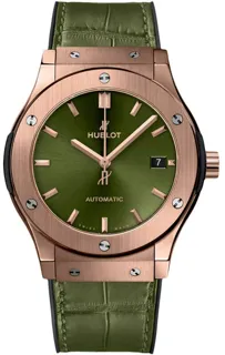 Hublot Classic Fusion 45, 42, 38, 33  511.OX.8980.LR Yellow gold Green