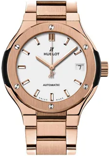 Hublot Classic Fusion 45, 42, 38, 33  585.OX.2610.OX Rose gold Silver