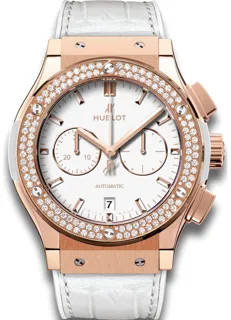 Hublot Classic Fusion Chronograph 541.OE.2080.LR.1104 Rose gold White