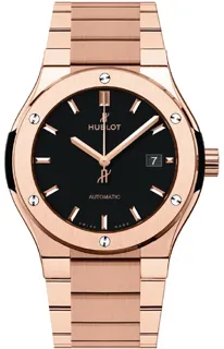 Hublot Classic Fusion 45, 42, 38, 33  548.OX.1180.OX Yellow gold Black