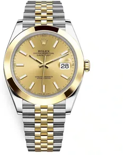 Rolex Datejust 41 126303-0010 Yellow gold and Stainless steel Champagne