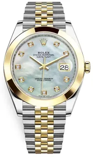 Rolex Datejust 41 126303 Yellow gold and Stainless steel White