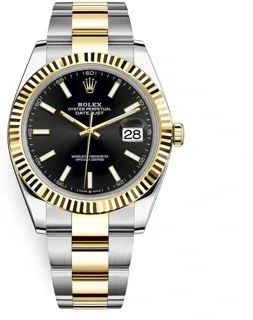 Rolex Datejust 41 126333 Yellow gold and Stainless steel Black