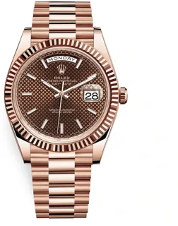 Rolex Day-Date 228235-0005 Rose gold Gray