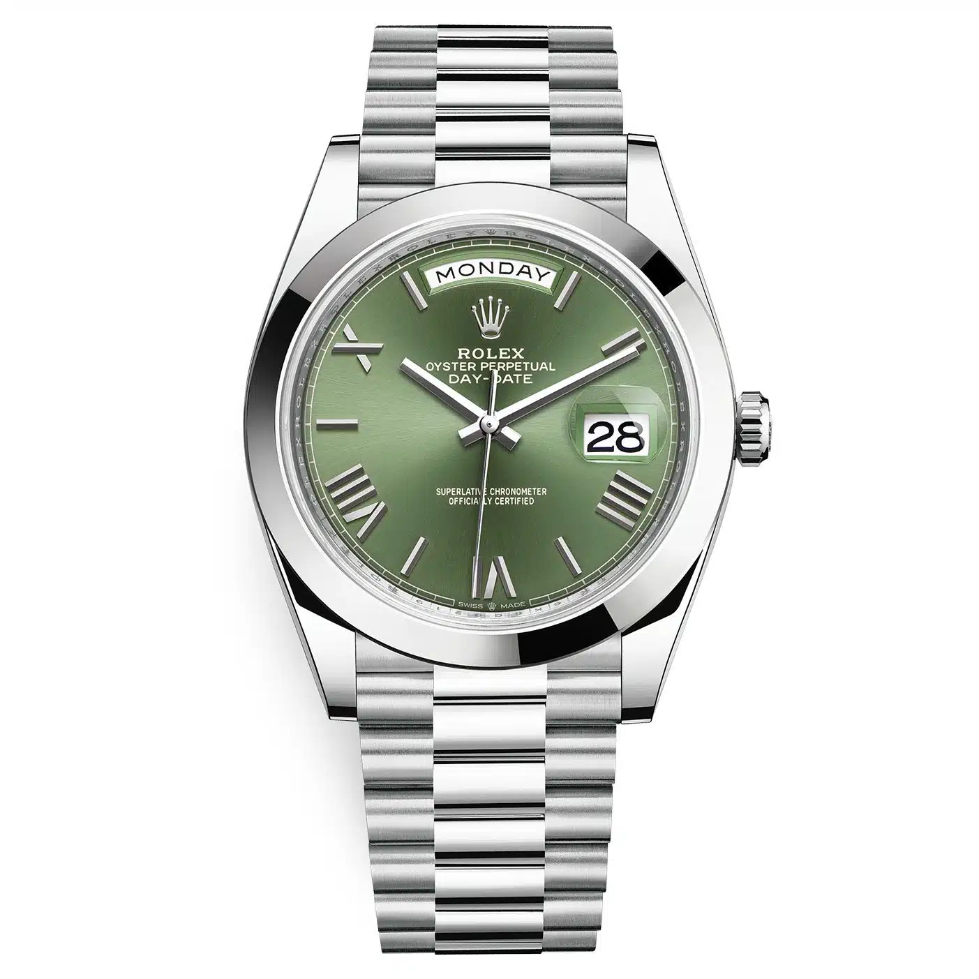 Rolex Day-Date 40 228206 40mm Platinum •