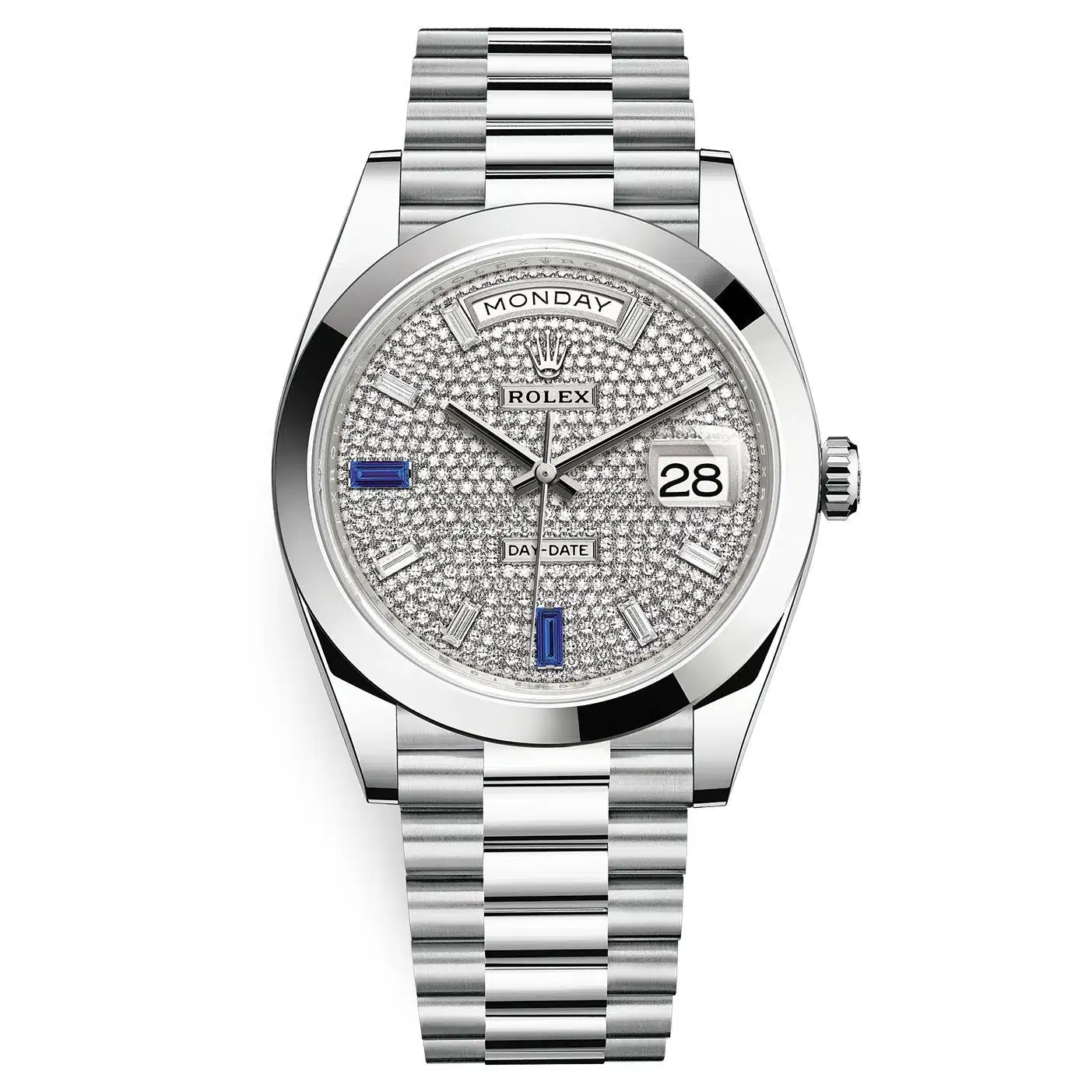 Rolex Day-Date 40 228206 40mm Platinum •