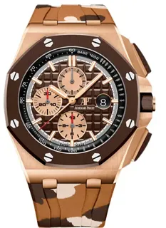 Audemars Piguet Royal Oak Offshore 26401RO.OO.A087CA.01 Rose gold Brown