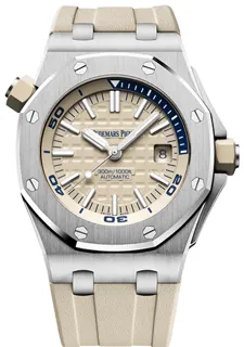 Audemars Piguet Royal Oak Offshore Diver 15710ST.OO.A085CA.01 Stainless steel Beige