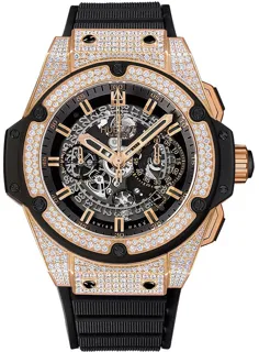 Hublot King Power 701.OX.0180.RX.1704 Rose gold Skeletonized