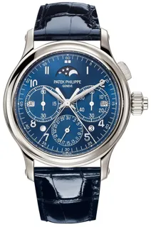 Patek Philippe Perpetual Calendar Split-Seconds Chronograph 5372P-001 Platinum Blue