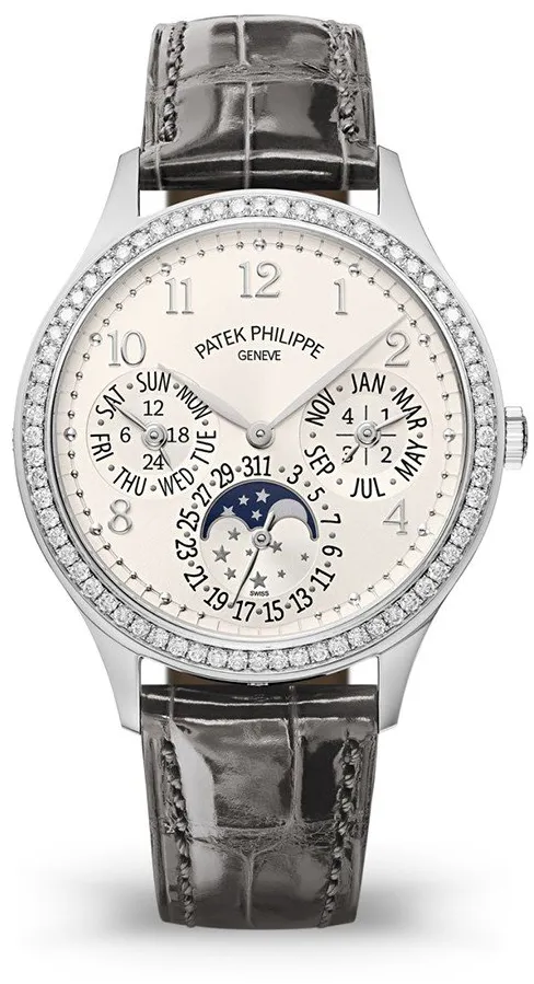 Patek Philippe Perpetual Calendar 7140G-001 35mm White gold Silver