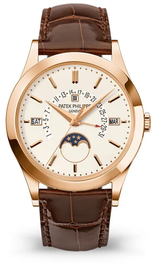 Patek Philippe Perpetual Calendar 5496R-001 39.5mm Rose gold Silver