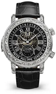 Patek Philippe Sky Moon Tourbillon 6002G-010 White gold Black