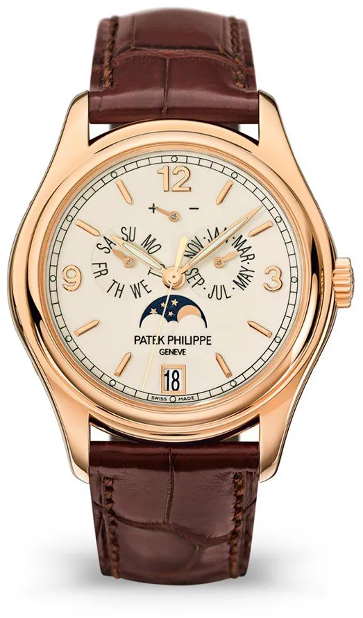 Patek Philippe Annual Calendar 5146R-001 39mm Rose gold Beige