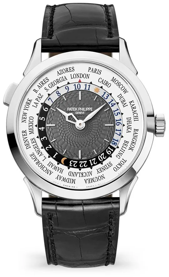 Patek Philippe World Time 5230G-014 38.5mm White gold White and Gray