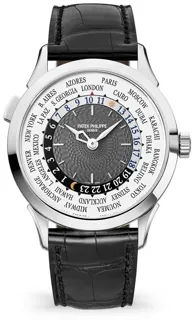 Patek Philippe World Time 5230G-014 White gold charcoal gray lacquered