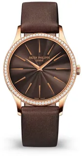 Patek Philippe Calatrava 4897R-001 Rose gold Brown