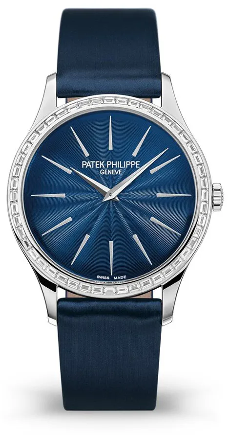 Patek Philippe Calatrava 4897/300G-001 33mm White gold Blue