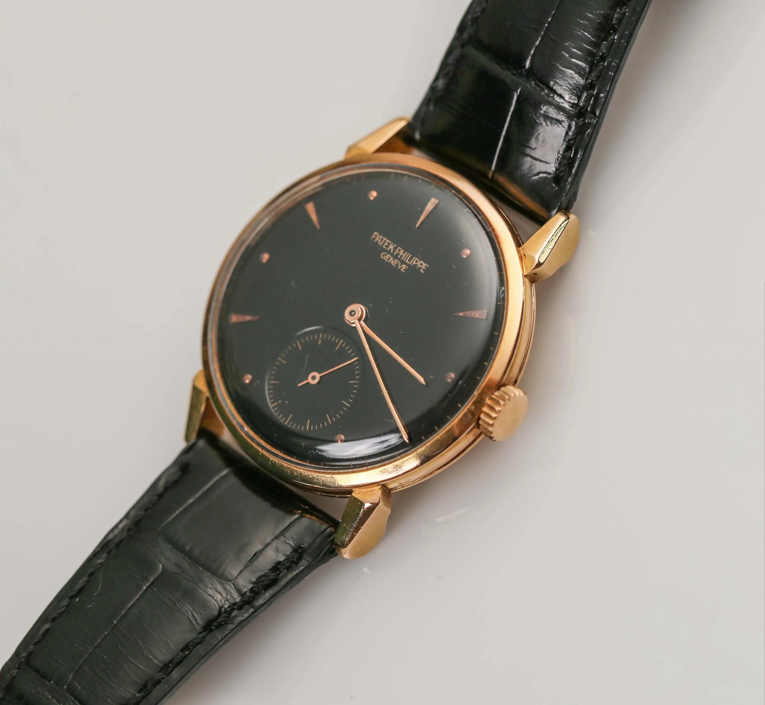 Patek Philippe Calatrava 1578 35mm Rose gold Black 4