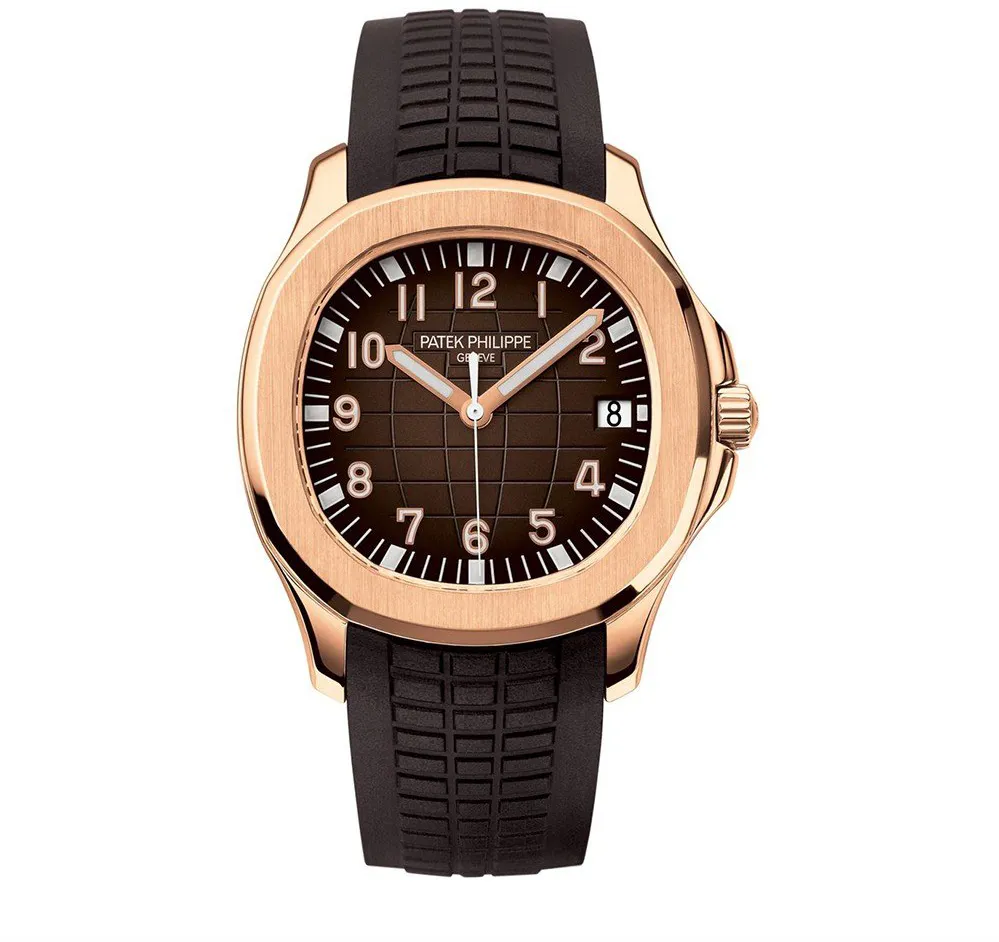 Patek Philippe Aquanaut 5167R-001 40.8mm Rose gold Brown