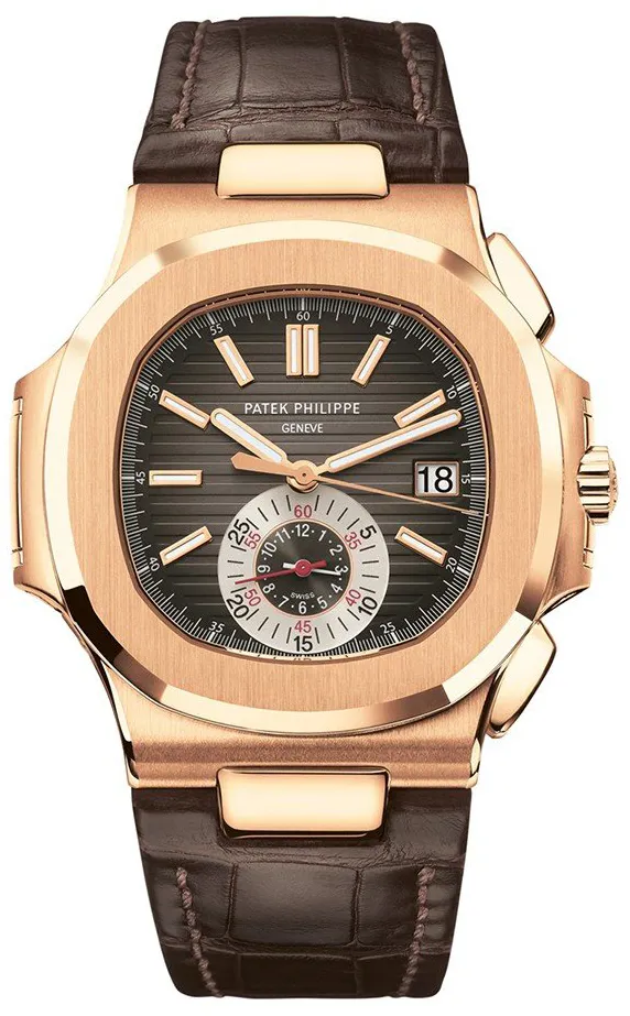 Patek Philippe Nautilus 5980R-001 40.5mm Rose gold Black