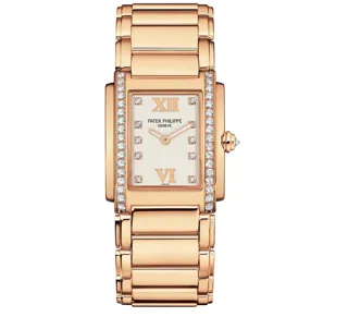 Patek Philippe Twenty~4 4910/11R-011 30mm Rose gold White