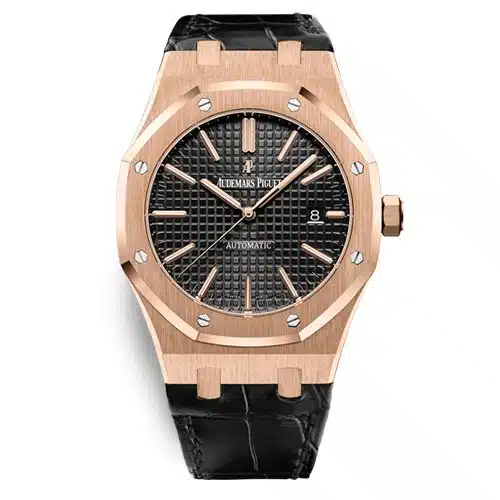 Audemars Piguet Royal Oak 15400OR.OO.D002CR.01 41mm Rose gold Black