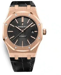 Audemars Piguet Royal Oak 15400OR.OO.D002CR.01 Rose gold Black