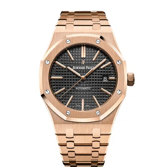 Audemars Piguet Royal Oak 15400OR.OO.1220OR.01 41mm Rose gold Black