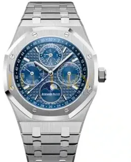 Audemars Piguet Royal Oak Perpetual Calendar 26574ST Stainless steel Blue