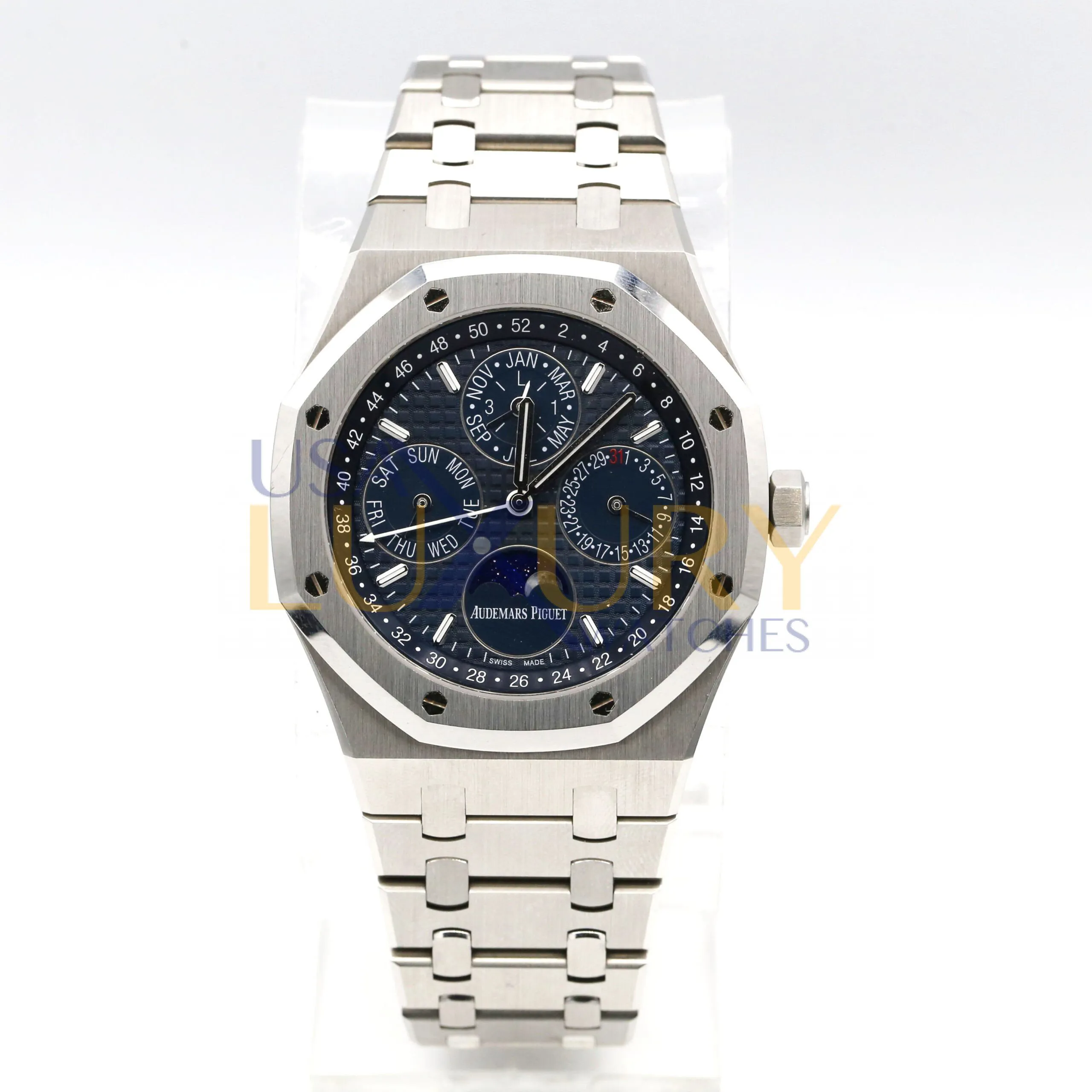 Audemars Piguet Royal Oak Perpetual Calendar 26574ST 41mm Blue 3