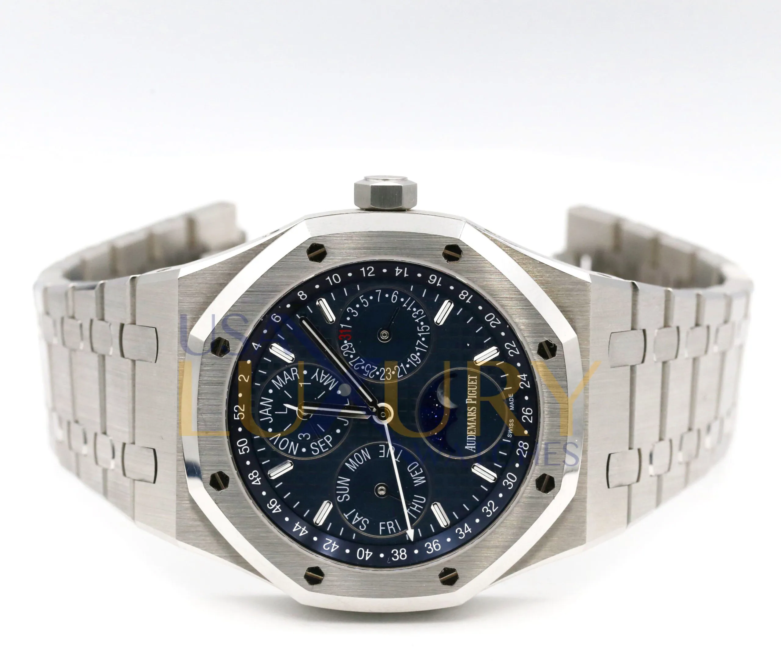 Audemars Piguet Royal Oak Perpetual Calendar 26574ST 41mm Blue 4