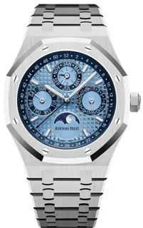 Audemars Piguet Royal Oak Perpetual Calendar 26574PT.OO.1220PT.01 41mm Platinum Blue