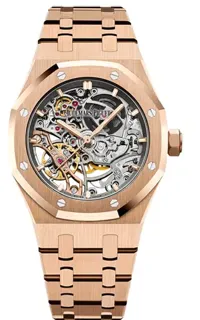 Audemars Piguet Royal Oak Double Balance Wheel Openworked 15467OR.OO.1256OR.01 Rose gold Gray