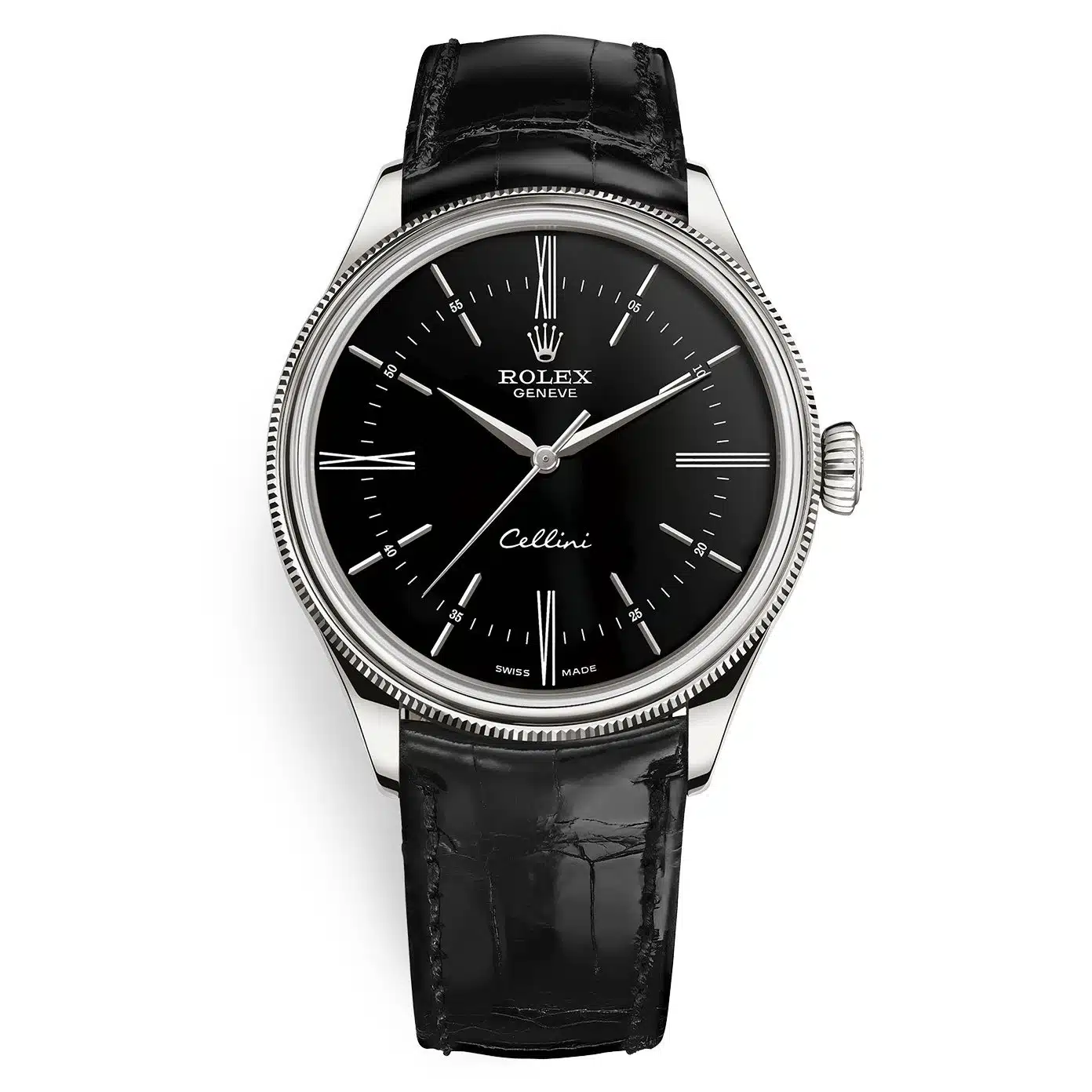 Rolex Cellini 50509 39mm White gold Black