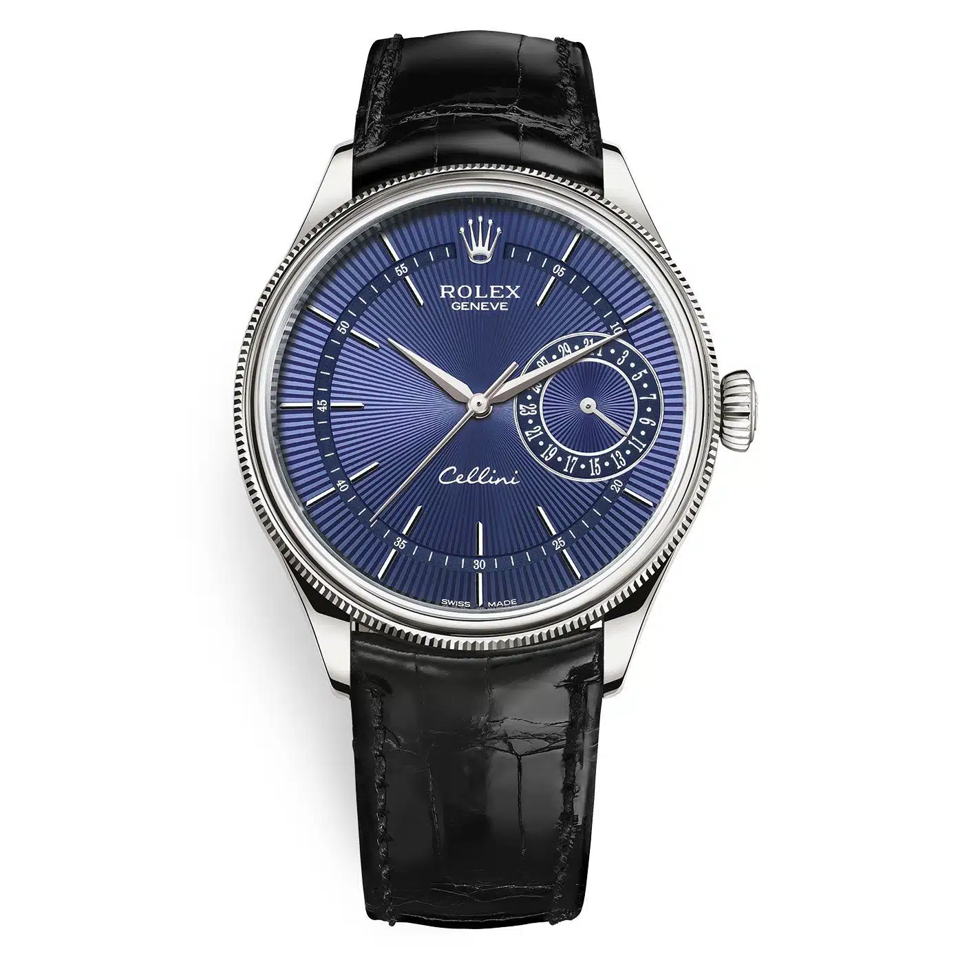 Rolex Cellini 50519 39mm White gold Blue