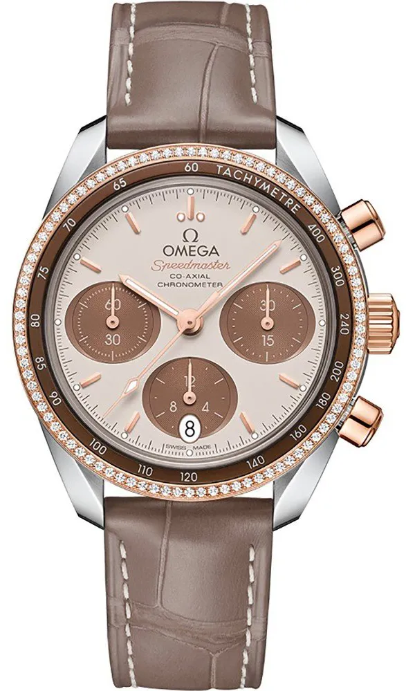 Omega Speedmaster 324.28.38.50.02.002 38mm Rose gold and Stainless steel Brown