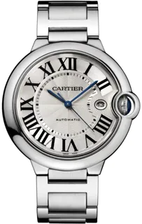 Cartier Ballon Bleu 42mm W69012Z4 Stainless steel Silver