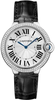 Cartier Ballon Bleu WE902056 White gold Silver