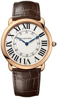 Cartier Ronde Louis Cartier W6801004 Rose gold Silver