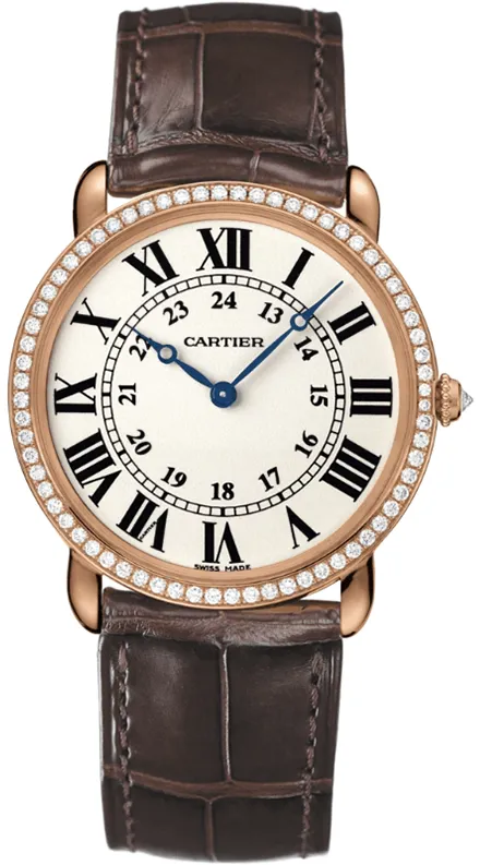 Cartier Ronde de Cartier WR000651 36mm Rose gold Silver-grained