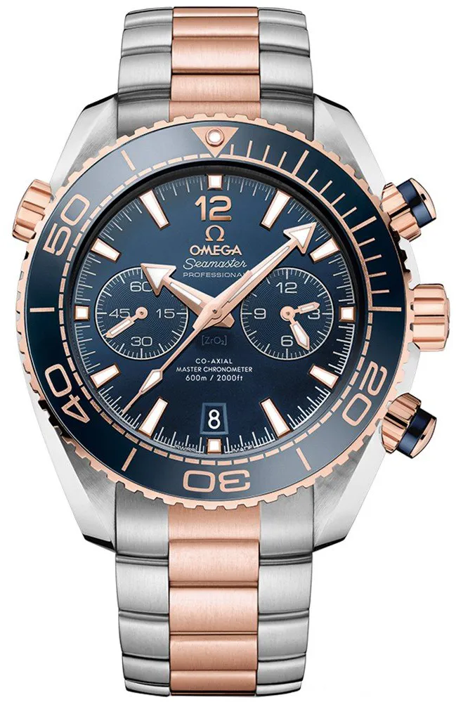 Omega Seamaster Planet Ocean 215.20.46.51.03.001 45.5mm Rose gold and Stainless steel Blue