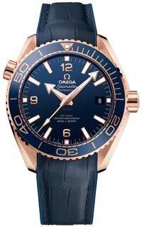 Omega Seamaster Planet Ocean 215.63.44.21.03.001 Sedna gold Blue