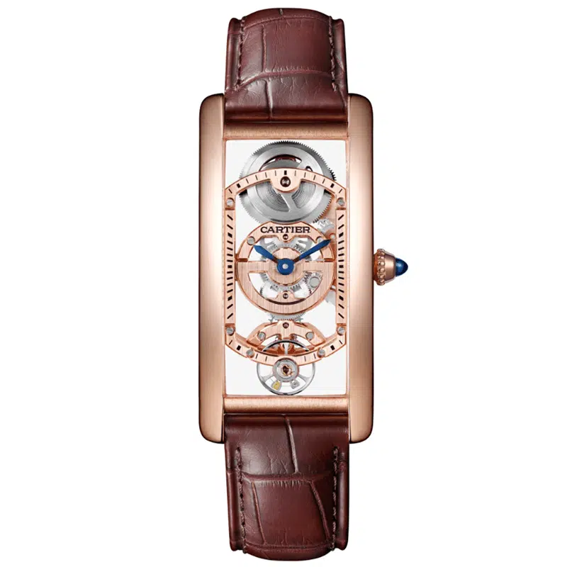 Cartier Tank Cintrée WHTA0008 33.75mm Rose gold