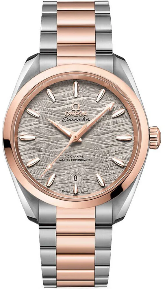 Omega Aqua Terra 220.20.38.20.06.001 38mm Rose gold and Stainless steel Gray