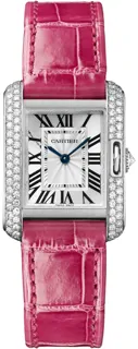 Cartier Tank WT100015 White gold Silver