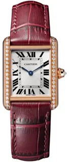 Cartier Tank WJTA0010 Rose gold Silver