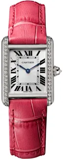 Cartier Tank WJTA0011 White gold Silver